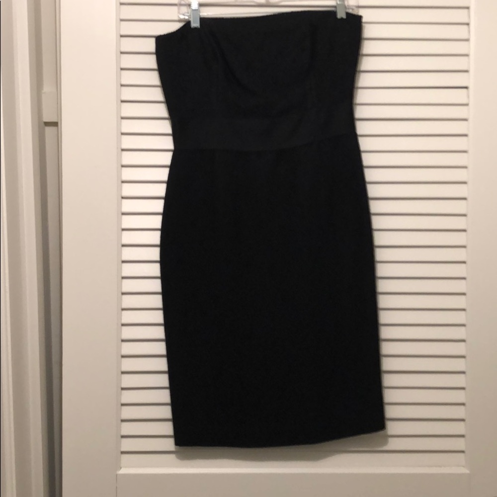 Little black dress strapless